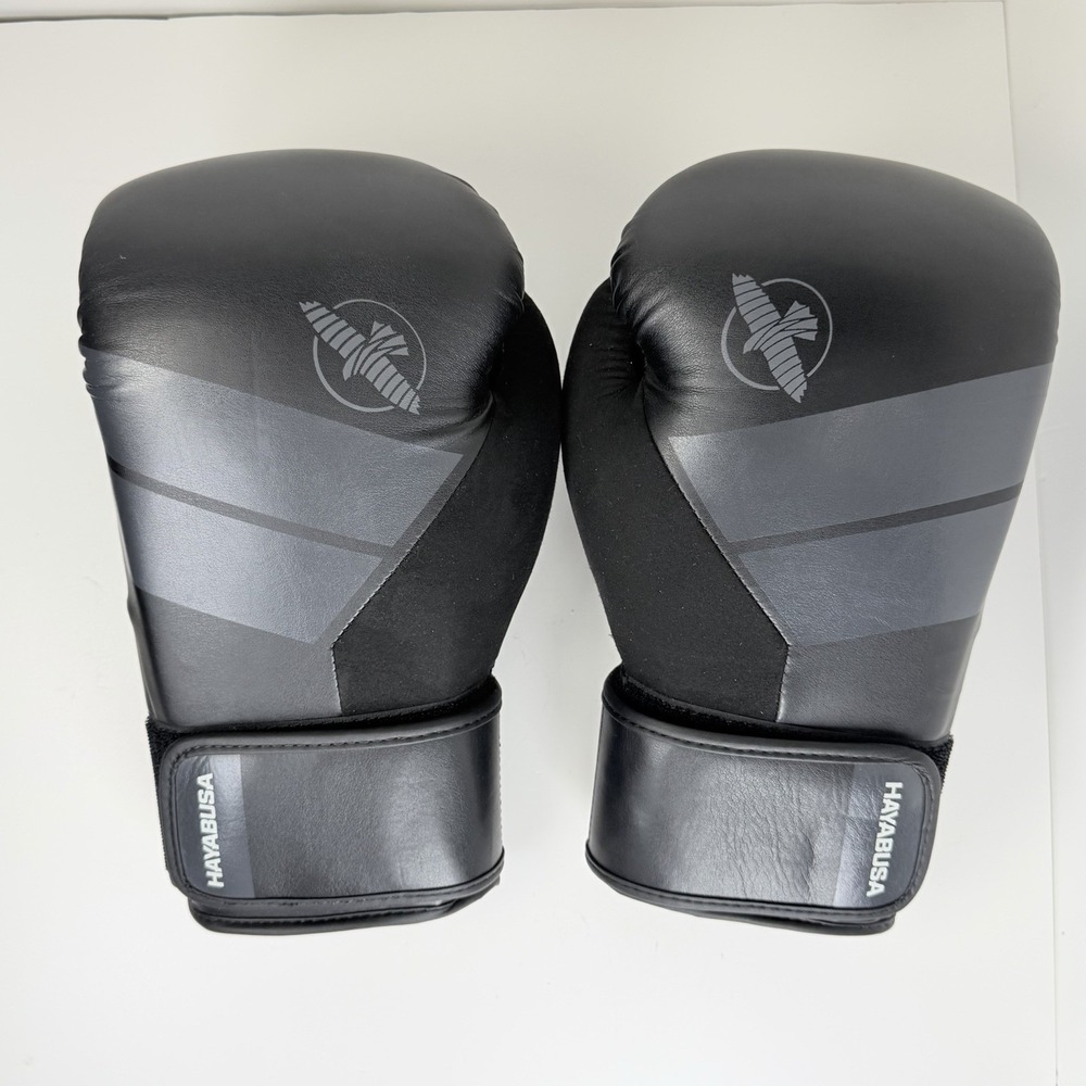 Hayabusa S4 Boxing Gloves Black Medium M 14oz Training Bag MMA
